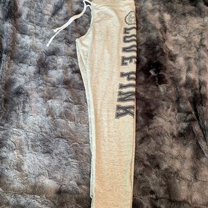 Pink Leggings grey and white